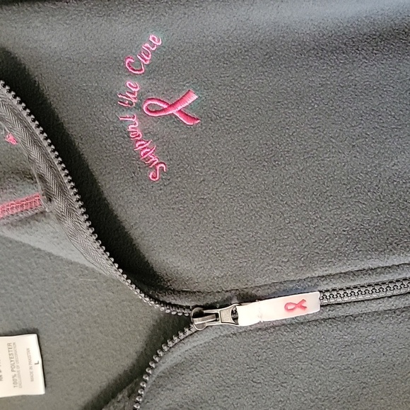 Support The Cure Fleece Zip Up - Picture 2 of 6